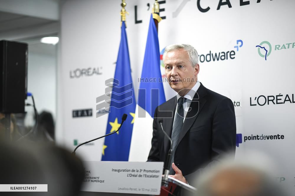 Inauguration Of The New Class Of l’Escalator - Levallois