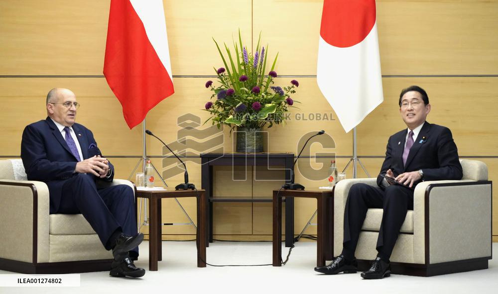 Japan-Poland talks in Tokyo