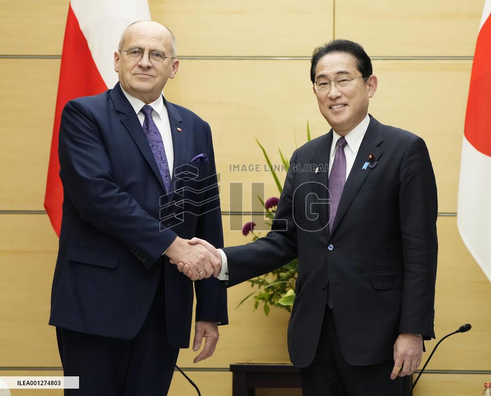 Japan-Poland talks in Tokyo