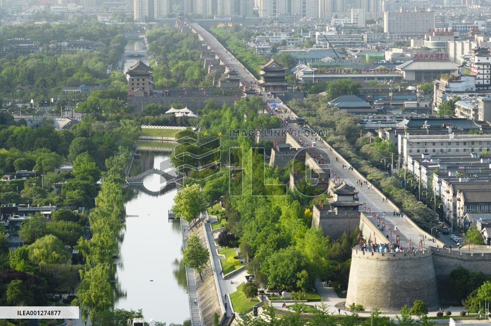 CHINA-SHAANXI-XI'AN-ANCIENT CITY WALL (CN)