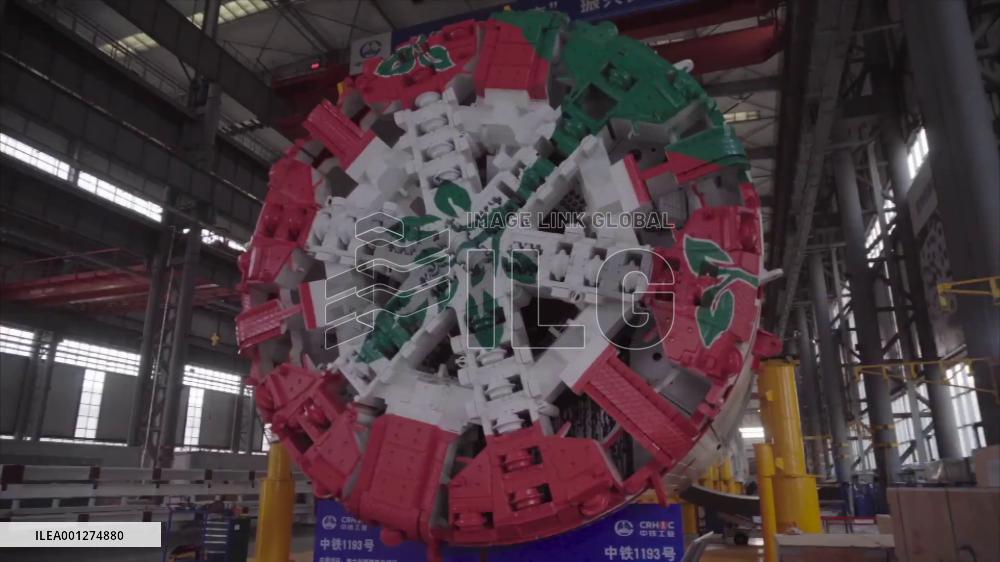 China-made tunnel boring machine to be exported to Italy