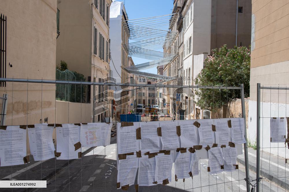 A Month After The Collapse Rue De Tivoli - Marseille
