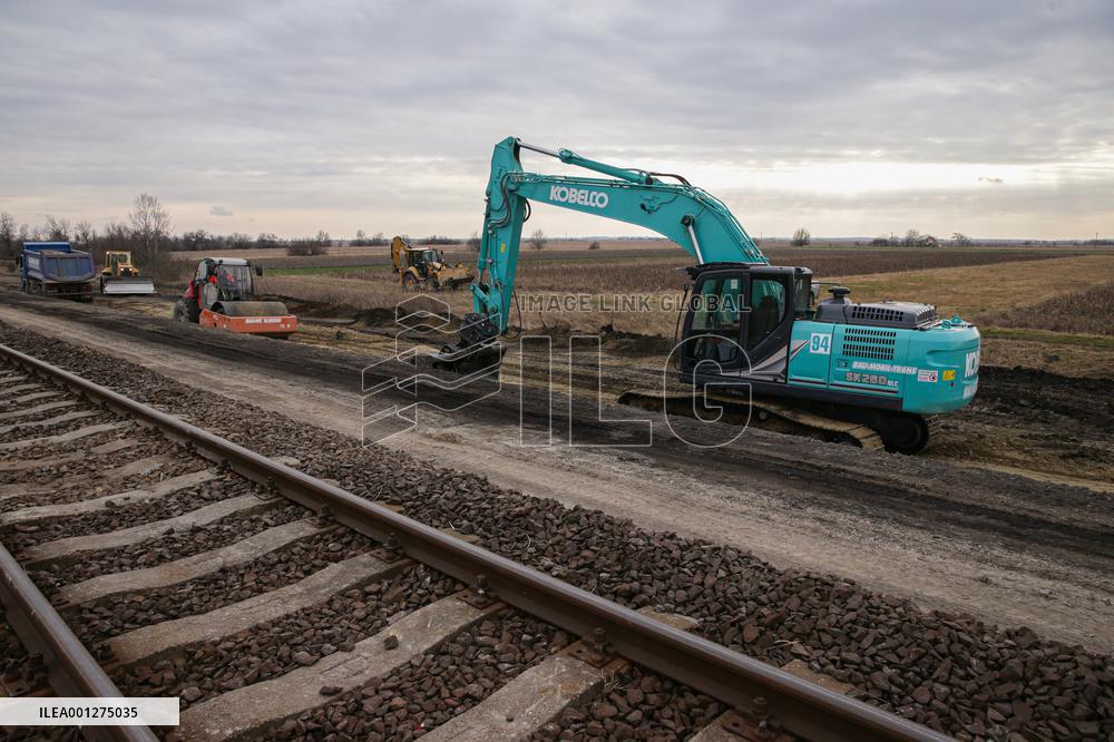 HUNGARY-RAILWAY-CONSTRUCTION-BRI-COOPERATION
