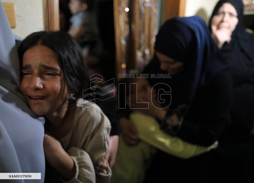 MIDEAST-GAZA-KHAN YOUNIS-FUNERAL