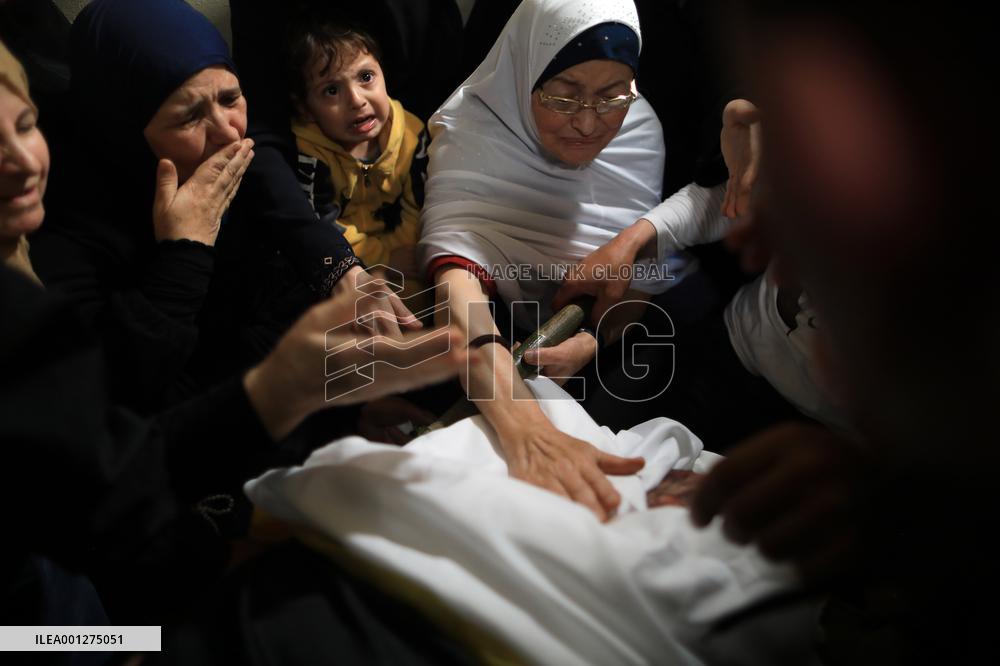 MIDEAST-GAZA-KHAN YOUNIS-FUNERAL