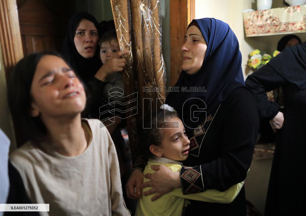 MIDEAST-GAZA-KHAN YOUNIS-FUNERAL