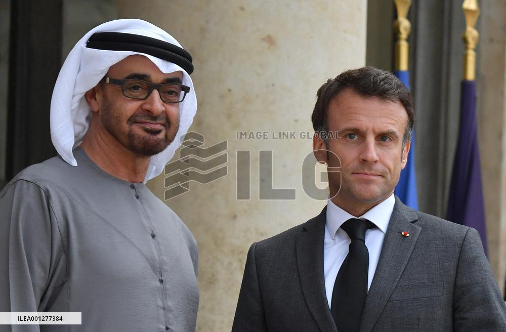 President Macron Welcomes MBZ - Paris