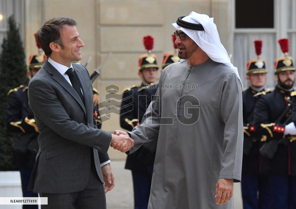 President Macron Welcomes MBZ - Paris