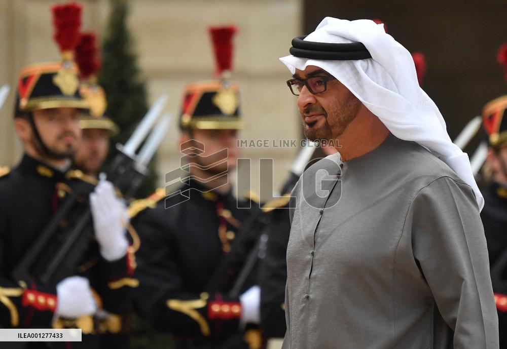 President Macron Welcomes MBZ - Paris