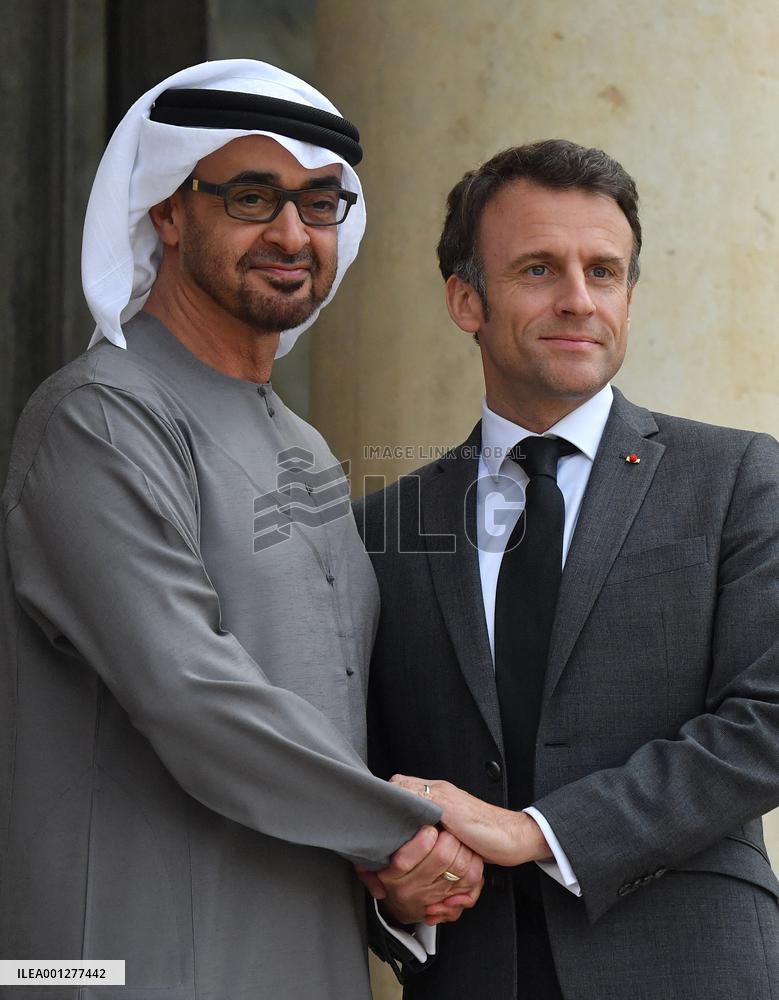 President Macron Welcomes MBZ - Paris