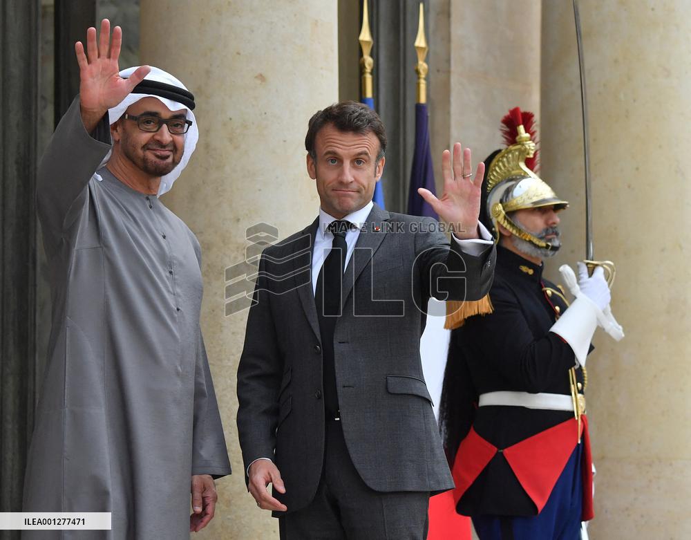President Macron Welcomes MBZ - Paris