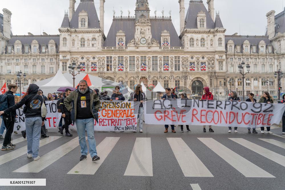 Demonstration Against the Pension Reform - Paris