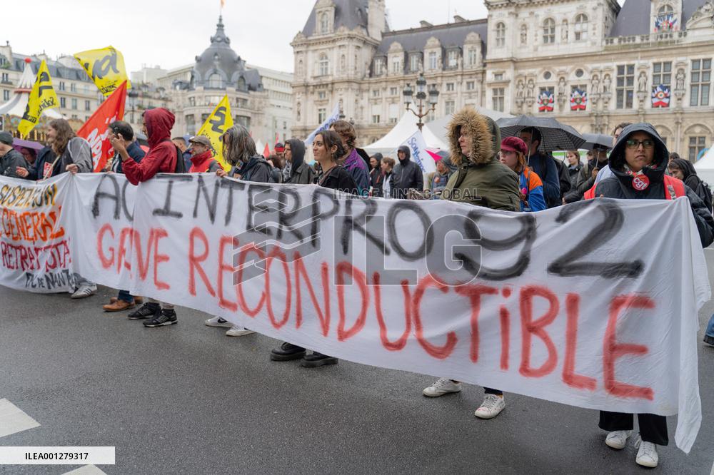 Demonstration Against the Pension Reform - Paris