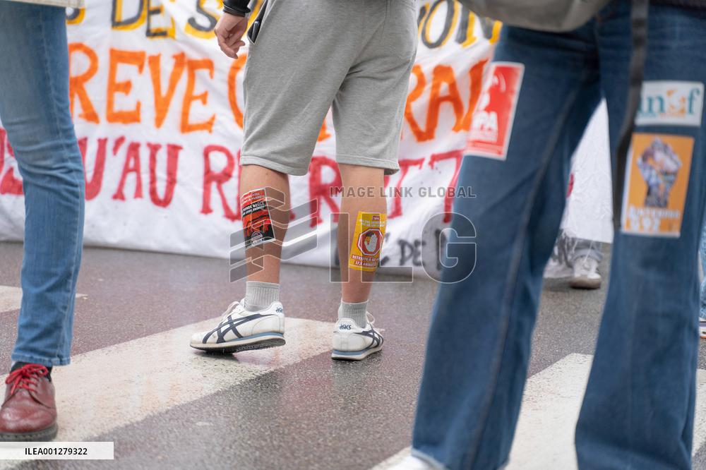Demonstration Against the Pension Reform - Paris