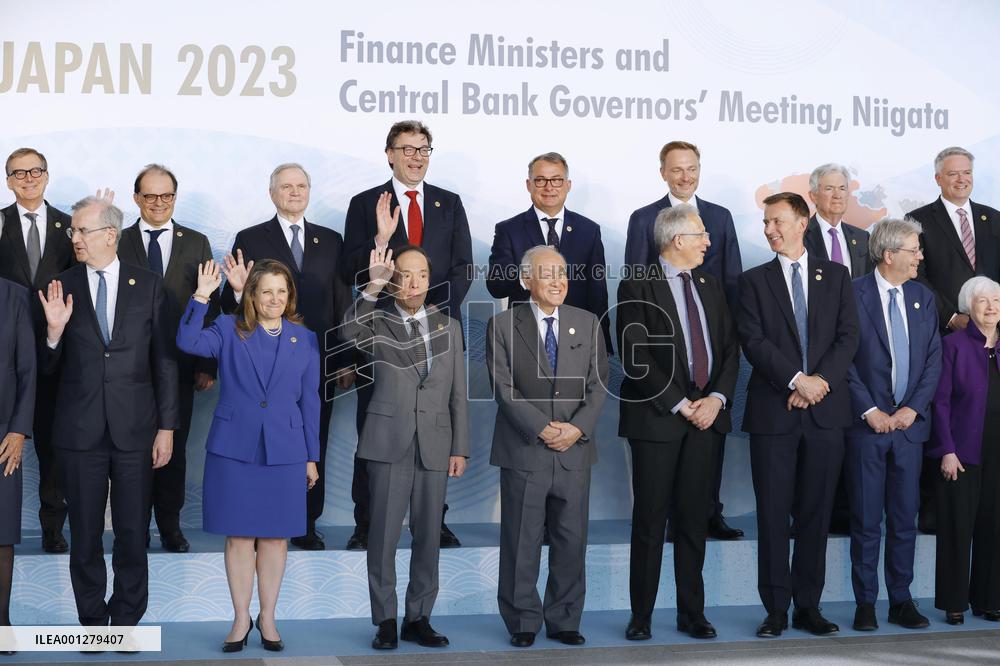 G-7 finance chiefs meeting in Niigata