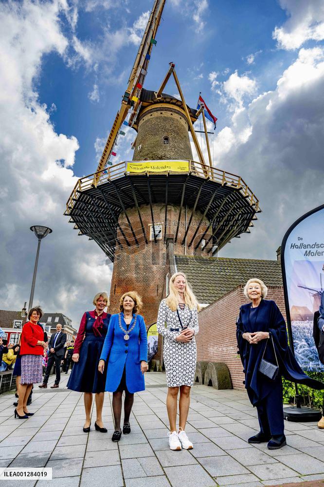 Princess Beatrix Opens National Mill Day 2023 - Delft