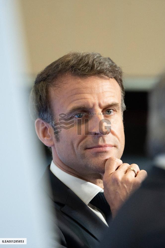 President Macron meets Representatives of ProLogium - Dunkirk