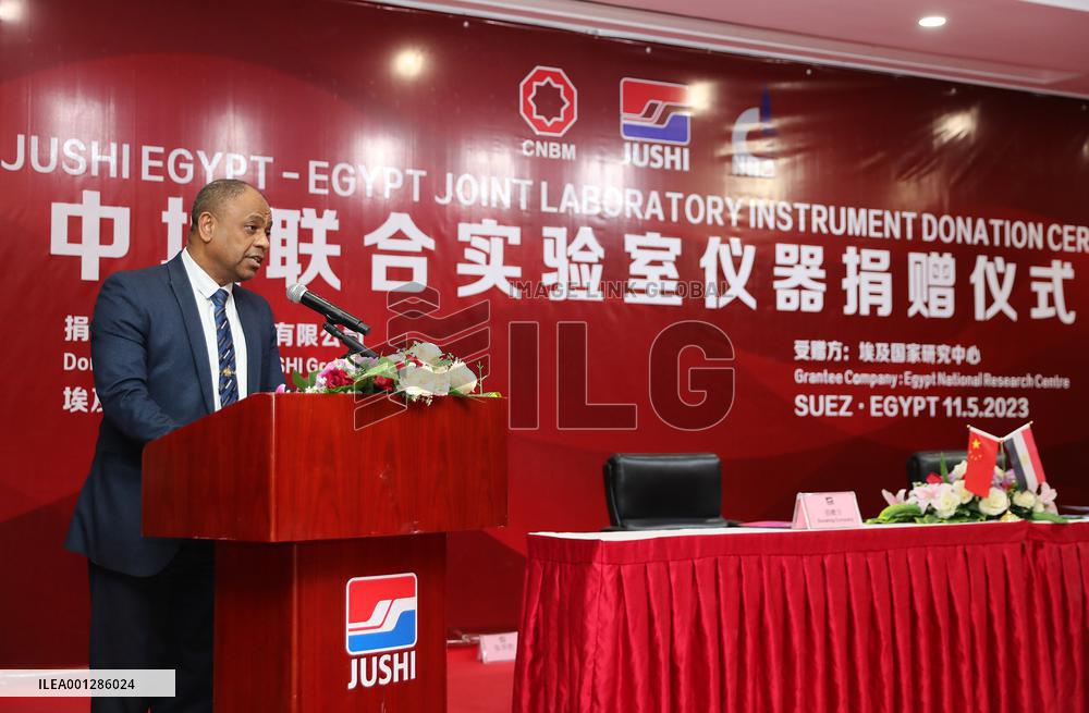 EGYPT-SUEZ-CHINA-FIBERGLASS-DONATION