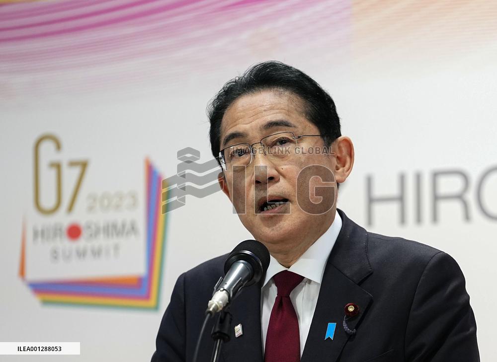 Japan PM Kishida in Hiroshima ahead of G-7 summit