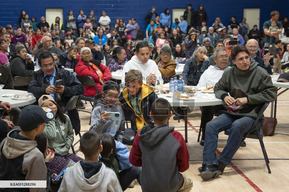 Justin Trudeau At The Meeting Of The Inuit-Crown Partnership Committee