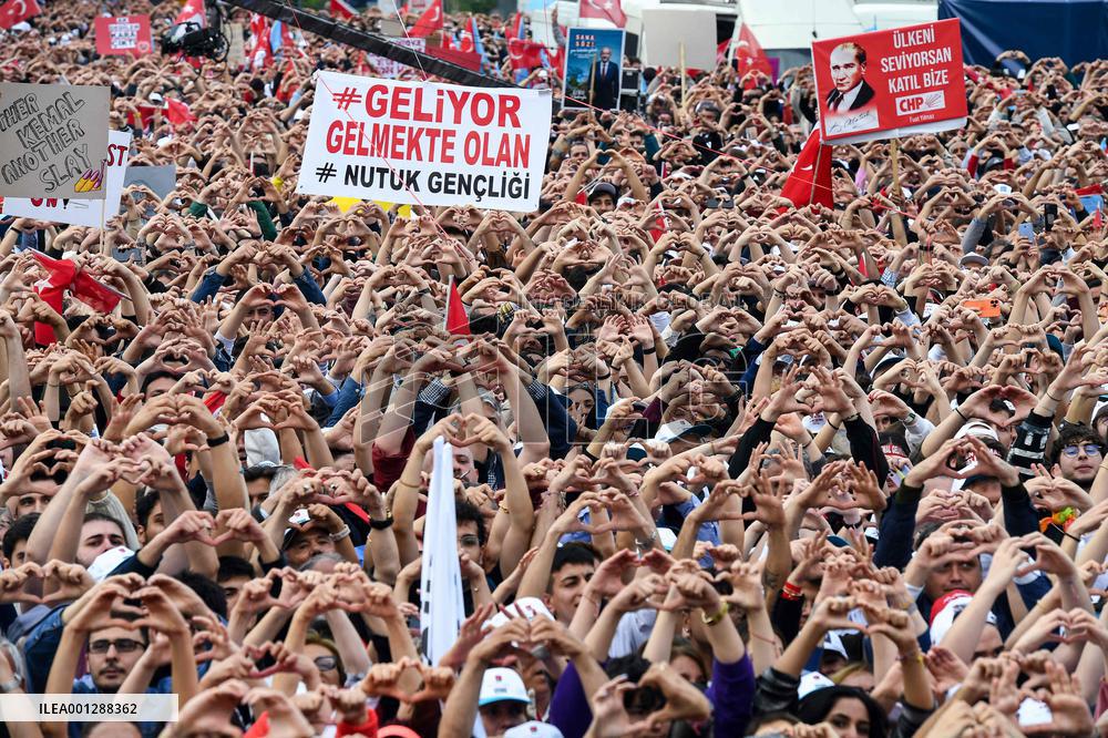 Turkish Opposition Candidate Rally - Ankara