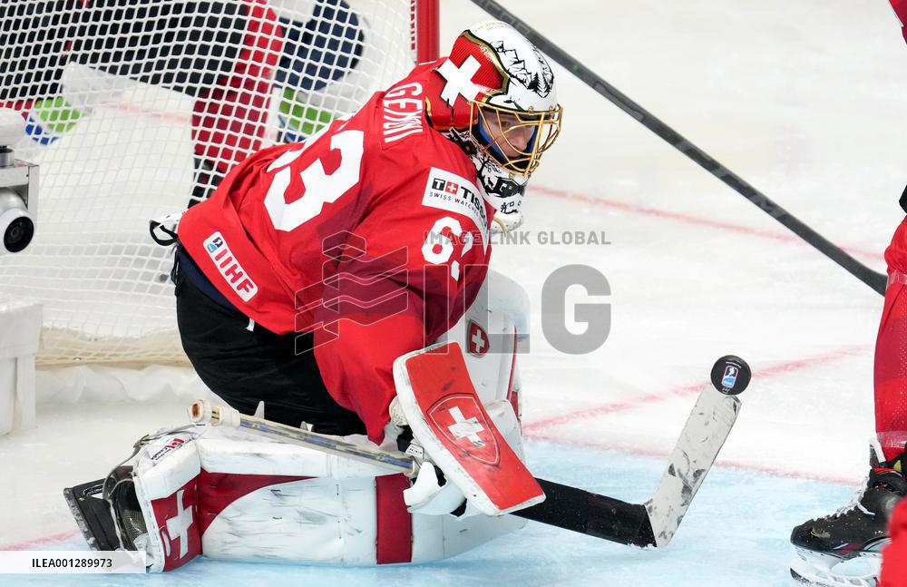 (SP)LATVIA-RIGA-2023 IIHF ICE HOCKEY WORLD CHAMPIONSHIP-SLOVENIA VS SWITZERLAND