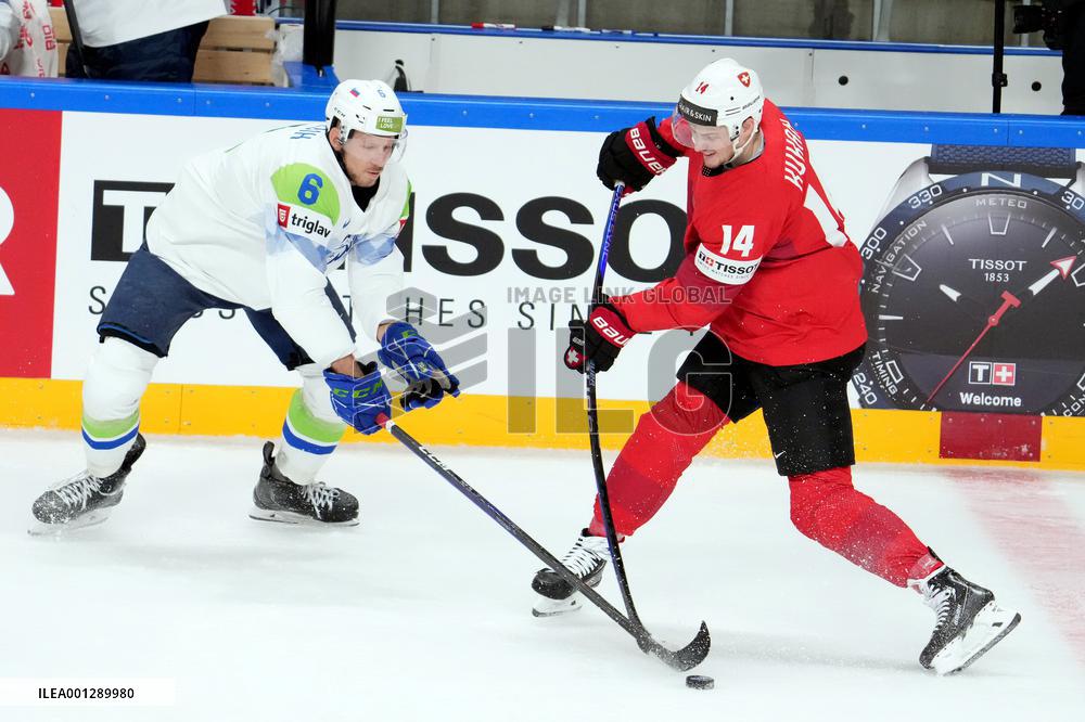 (SP)LATVIA-RIGA-2023 IIHF ICE HOCKEY WORLD CHAMPIONSHIP-SLOVENIA VS SWITZERLAND