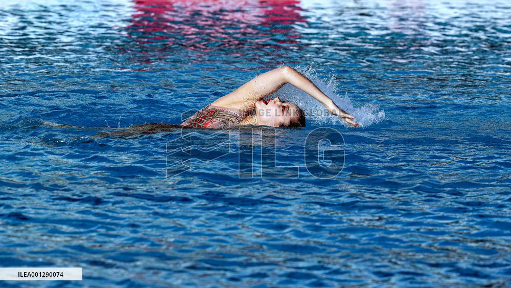 (SP)EGYPT-HURGHADA-ARTISTIC SWIMMING-WORLD CUP-WOMEN SOLO TECHNICAL
