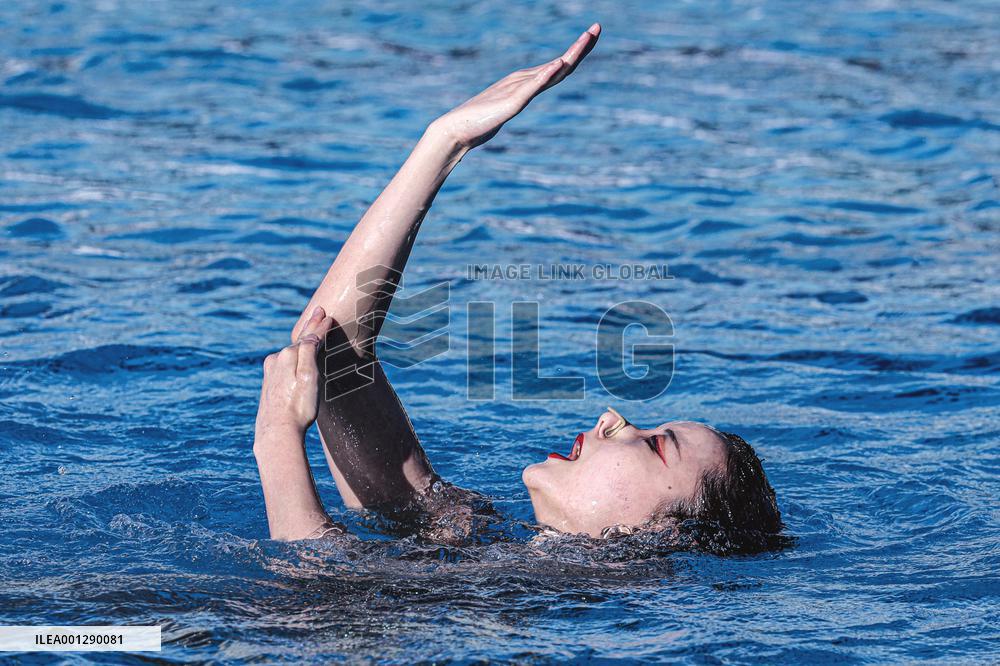 (SP)EGYPT-HURGHADA-ARTISTIC SWIMMING-WORLD CUP-WOMEN SOLO TECHNICAL