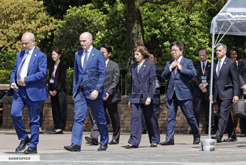 G-7 health ministers in Nagasaki