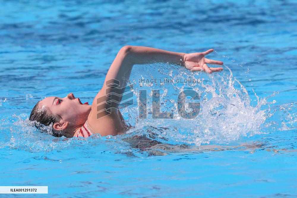 (SP)EGYPT-HURGHADA-ARTISTIC SWIMMING-WORLD CUP-WOMEN SOLO FREE