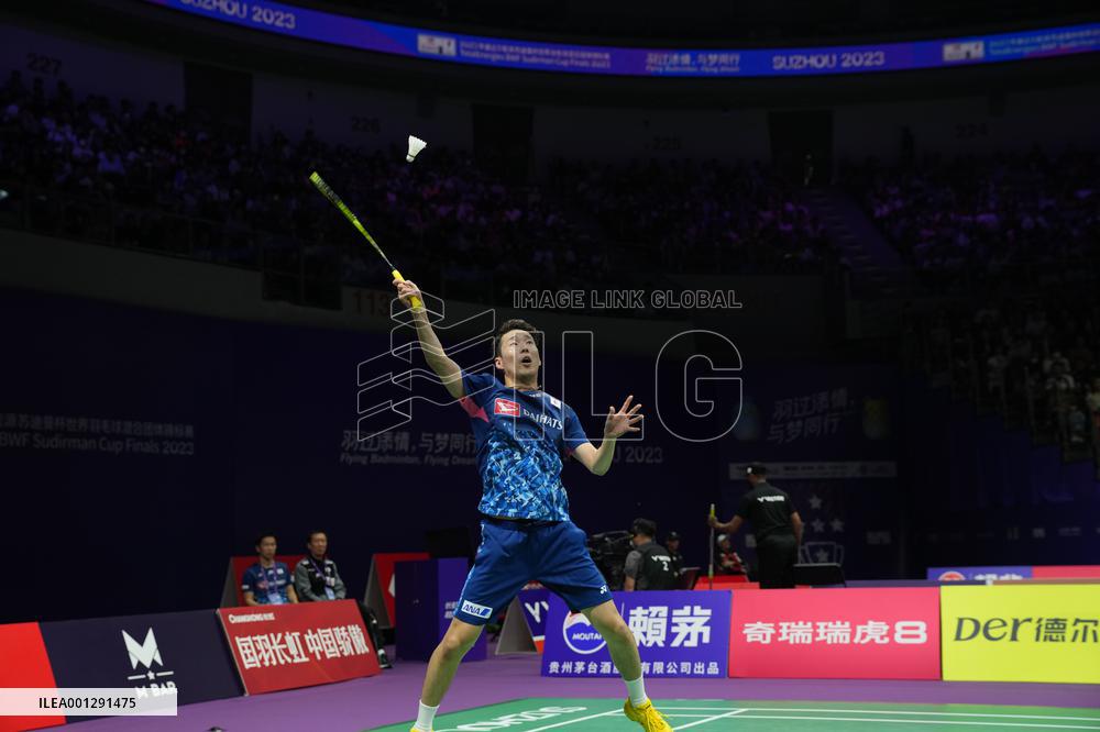 (SP)CHINA-SUZHOU-BADMINTON-SUDIRMAN CUP-JAPAN VS ENGLAND(CN)