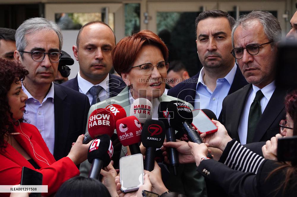 Aksener during the Presidential And Parliamentary Elections - Istanbul