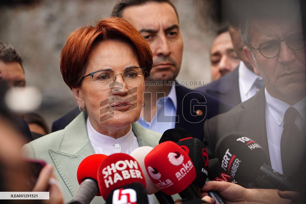 Aksener during the Presidential And Parliamentary Elections - Istanbul
