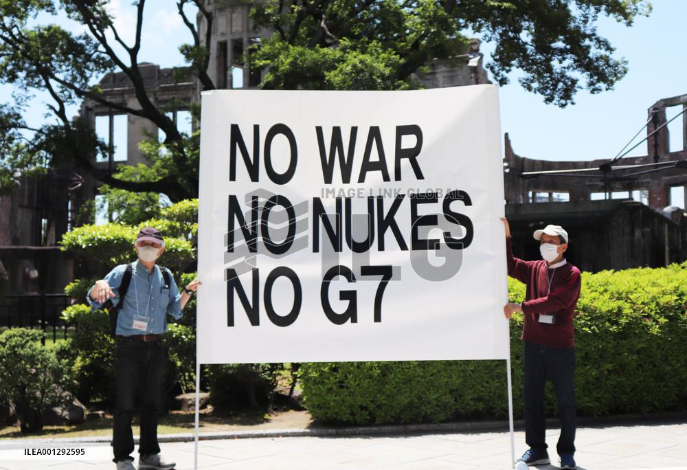 JAPAN-HIROSHIMA-G7 SUMMIT-CIVIC GROUP PROTESTS