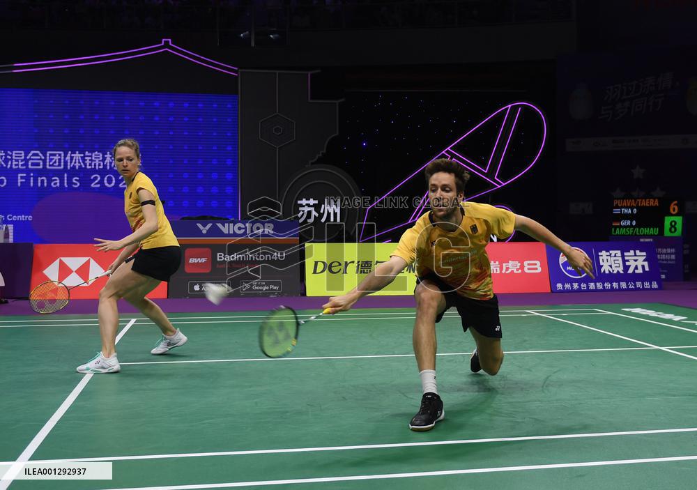 (SP)CHINA-SUZHOU-BADMINTON-SUDIRMAN CUP-THA VS GER(CN)