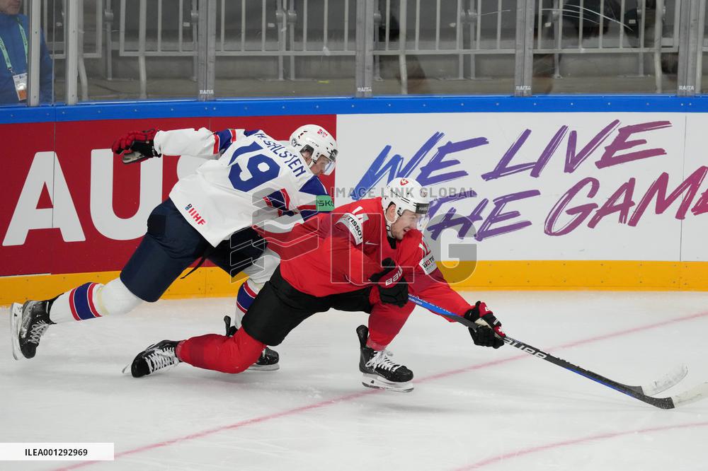 (SP)LATVIA-RIGA-2023 IIHF ICE HOCKEY WORLD CHAMPIONSHIP-NORWAY VS SWITZERLAND