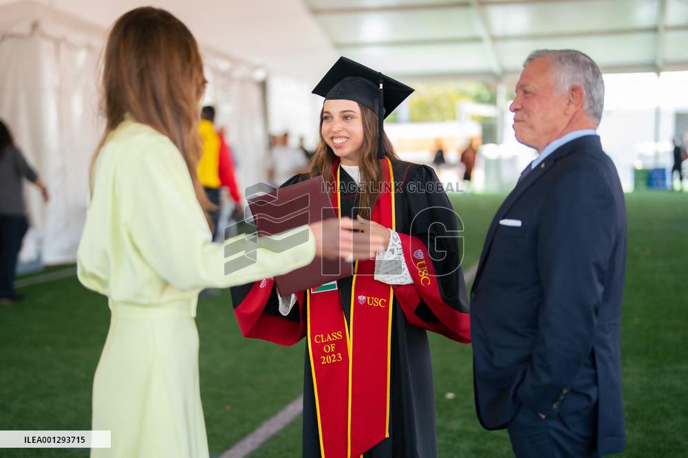 Jordans Princess Salmas Graduates from South California University - LA
