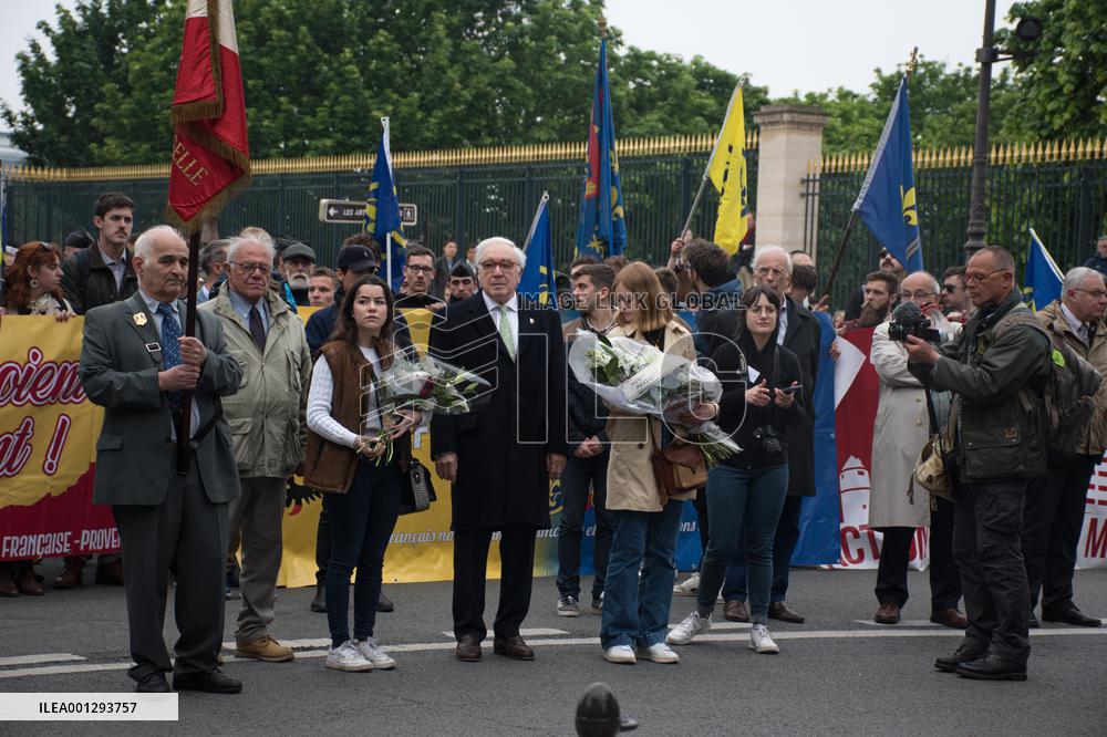 Rally Of The Far-Right Monarchist Movement Action Française - Paris