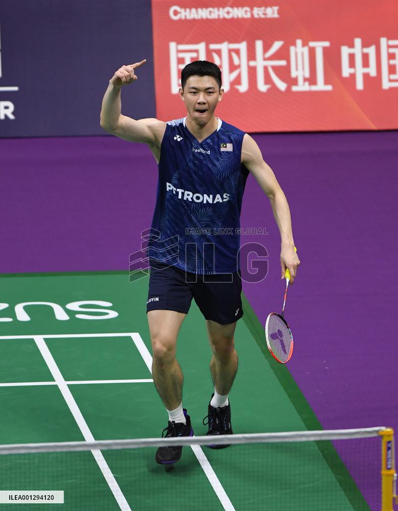 (SP)CHINA-SUZHOU-BADMINTON-SUDIRMAN CUP-MAS VS IND(CN)