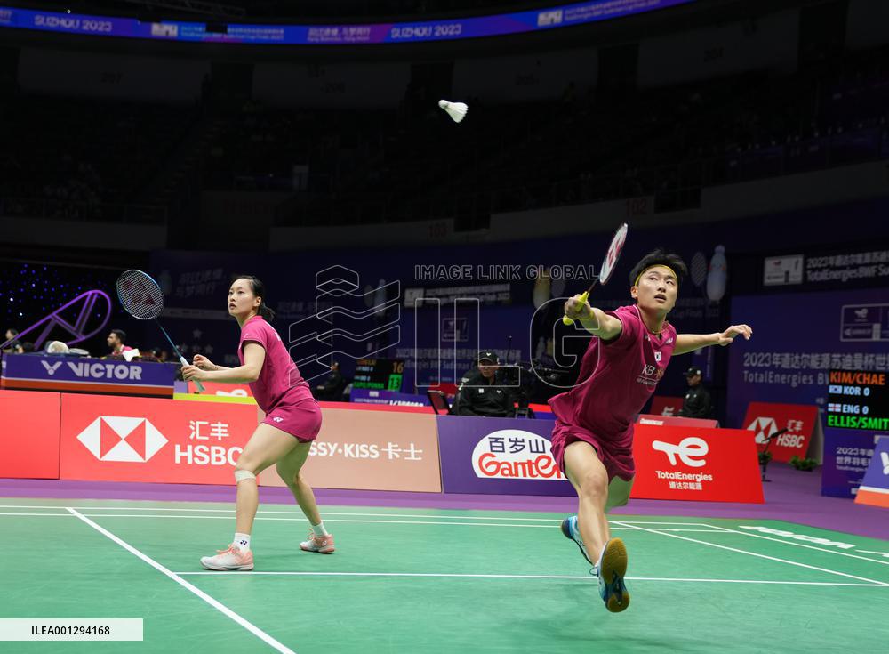 (SP)CHINA-SUZHOU-BADMINTON-SUDIRMAN CUP-KOR VS ENG(CN)