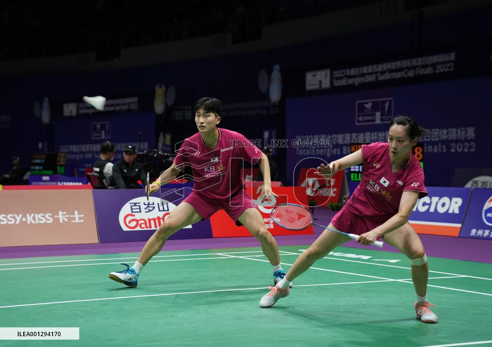 (SP)CHINA-SUZHOU-BADMINTON-SUDIRMAN CUP-KOR VS ENG(CN)