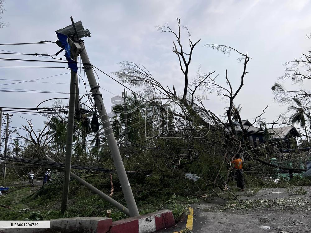 MYANMAR-RAKHINE-CYCLONE
