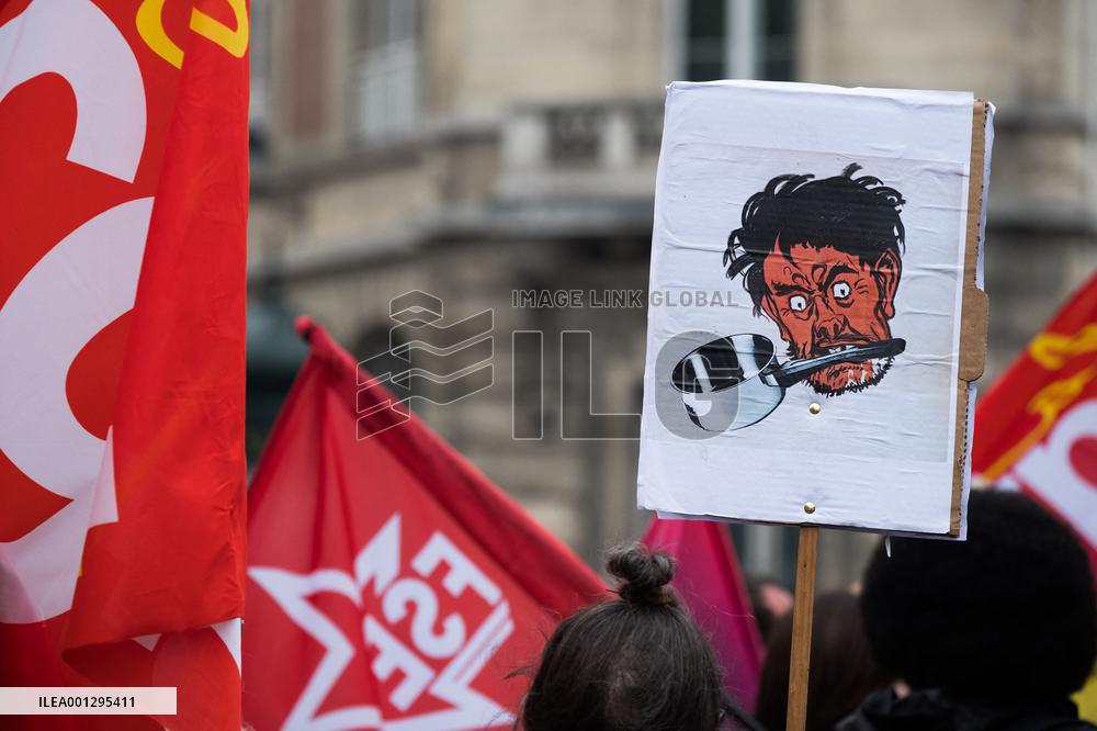 Demonstration Against Government's Pensions Reform - Versailles