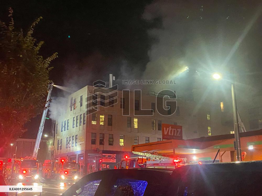 NEW ZEALAND-WELLINGTON-FIRE