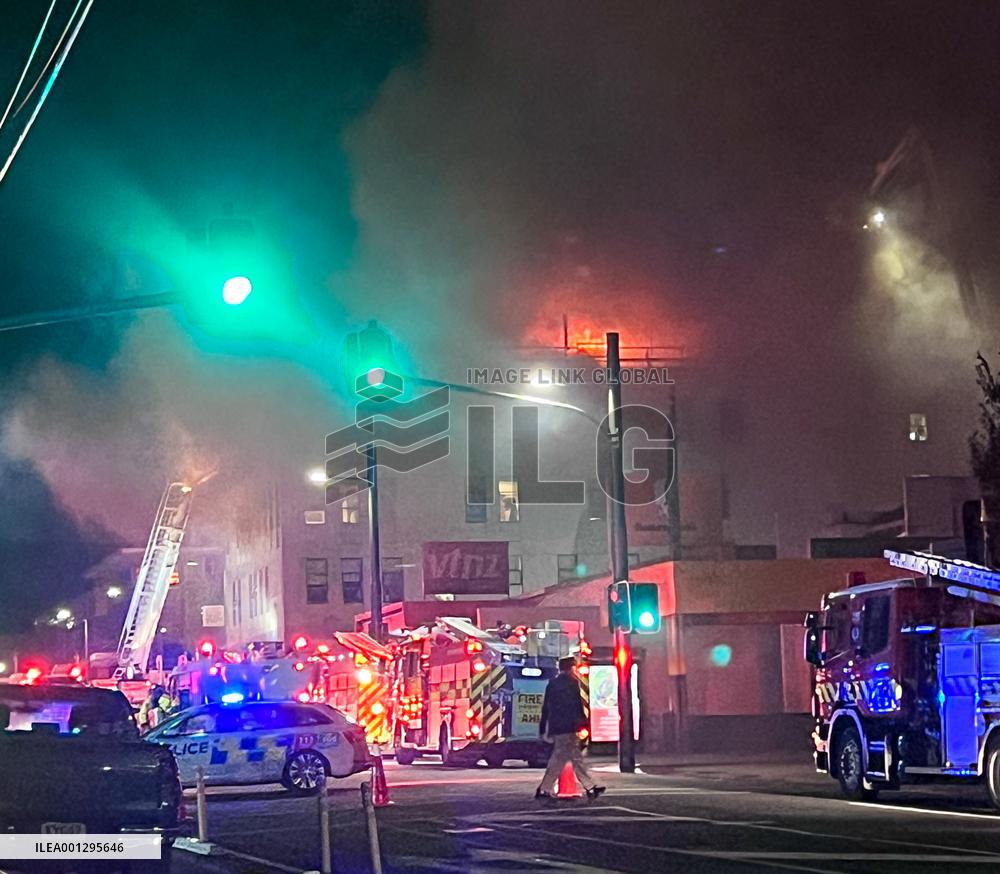 NEW ZEALAND-WELLINGTON-FIRE