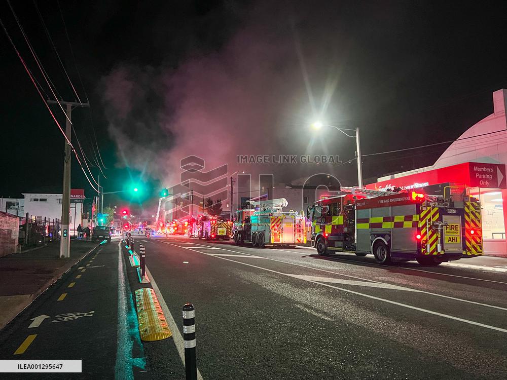 NEW ZEALAND-WELLINGTON-FIRE