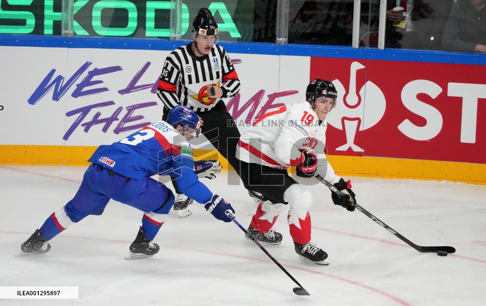 (SP)LATVIA-RIGA-2023 IIHF ICE HOCKEY WORLD CHAMPIONSHIP-CANADA VS SLOVAKIA