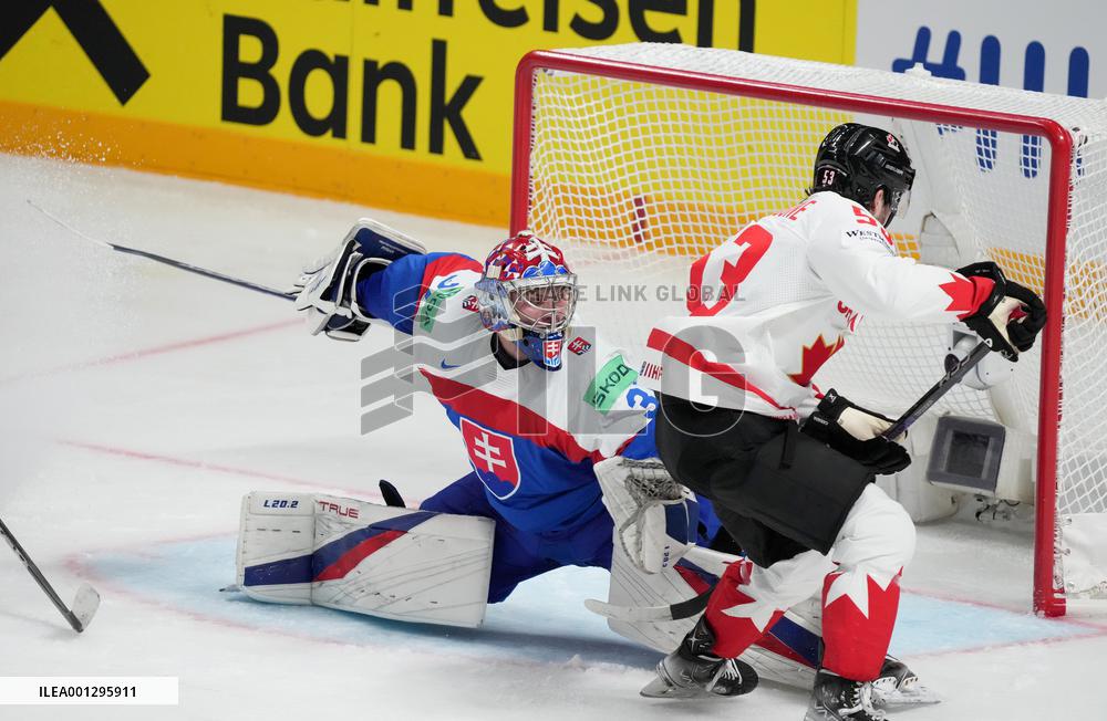 (SP)LATVIA-RIGA-2023 IIHF ICE HOCKEY WORLD CHAMPIONSHIP-CANADA VS SLOVAKIA