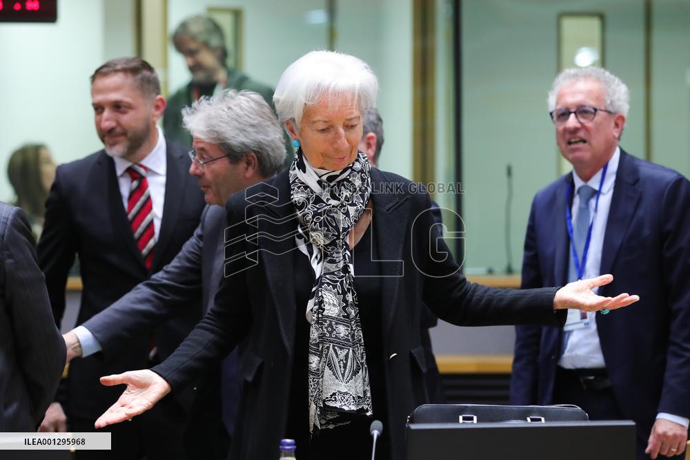 BELGIUM-BRUSSELS-EUROGROUP-MEETING